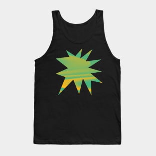 Funky Halftone Comic Burst Design Tank Top